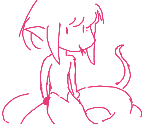 Naga Lio with his lil forked tongue out.